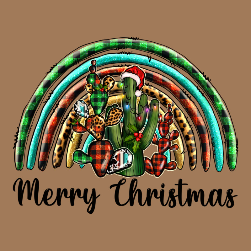 Merry Christmas Cactus Rainbow Classic Tee by BarkalooDesign | Teevron