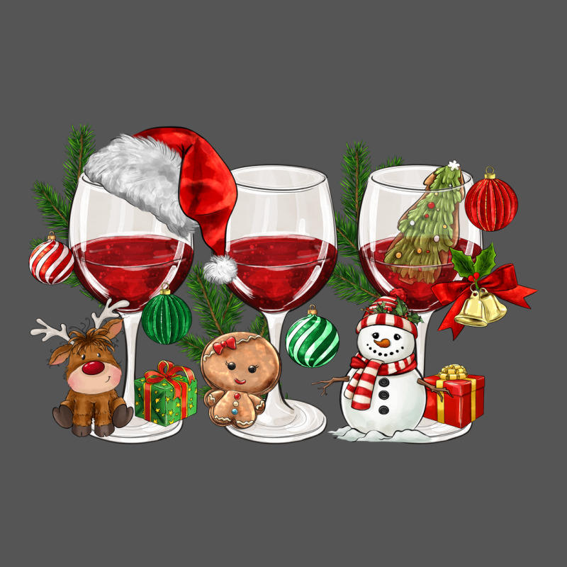 Christmas Wine Glasses Zipper Hoodie by MaliasSmallBusiness | Teevron