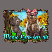 Mama Bear Sees All With Sunflowers Urban Heavy Tee | Teevron