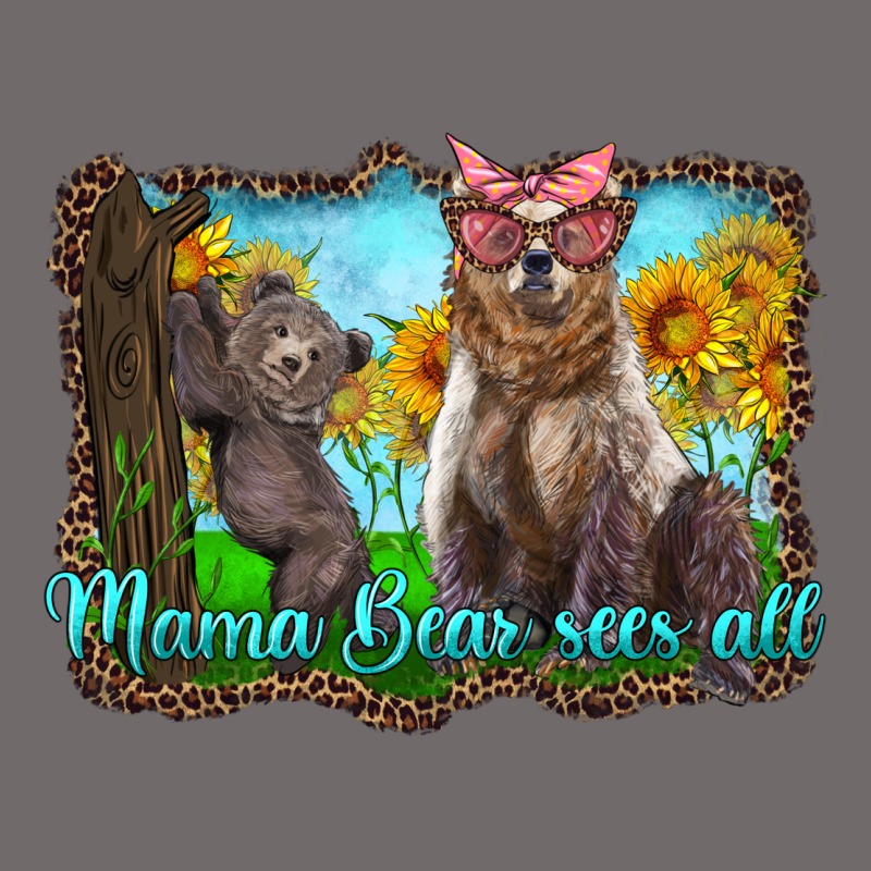 Mama Bear Sees All With Sunflowers Urban Heavy Tee by Artiststas | Teevron