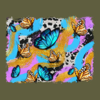Easter Butterfly With Glitter And Cowhide  Background Vintage Tee | Teevron