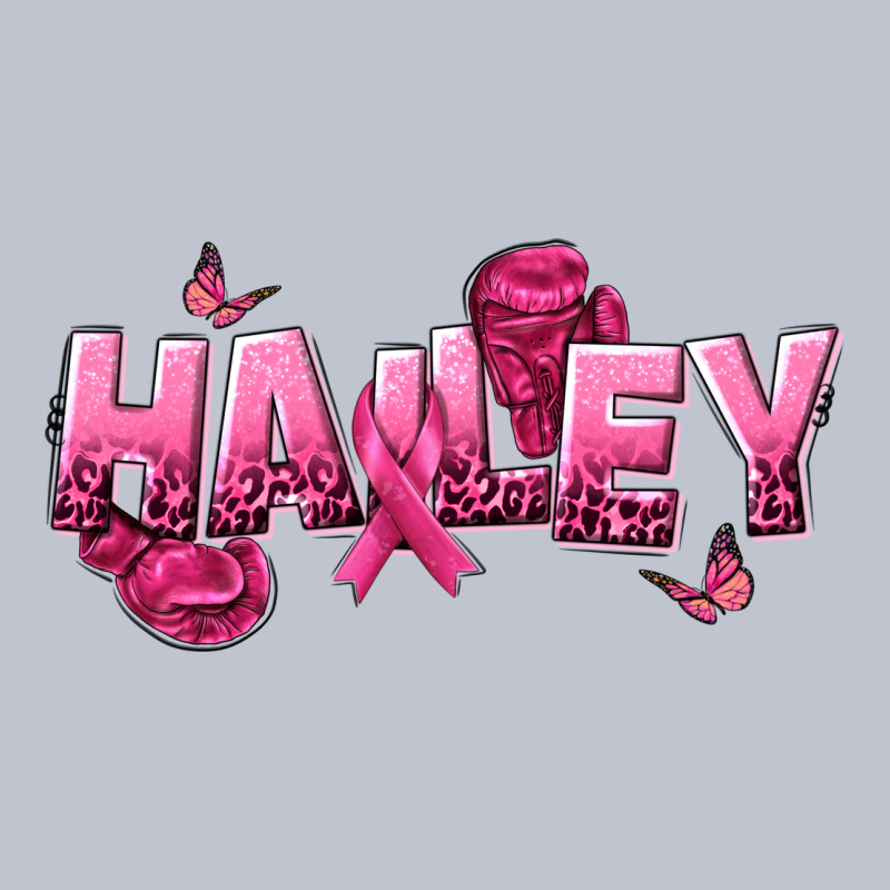Personalized Pink Cancer Themed Name Premium Hoodie by NancyCooperArtShop | Teevron