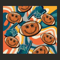 Football Smiley Face Heavy Core Tee | Teevron
