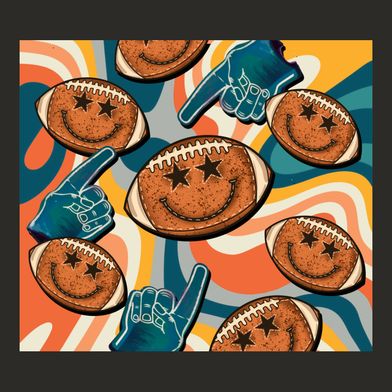 Football Smiley Face Heavy Core Tee by BarkalooDesign | Teevron