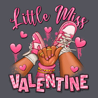 Little Miss Valentine Afro Kid Sneakers Vintage Hoodie | Teevron