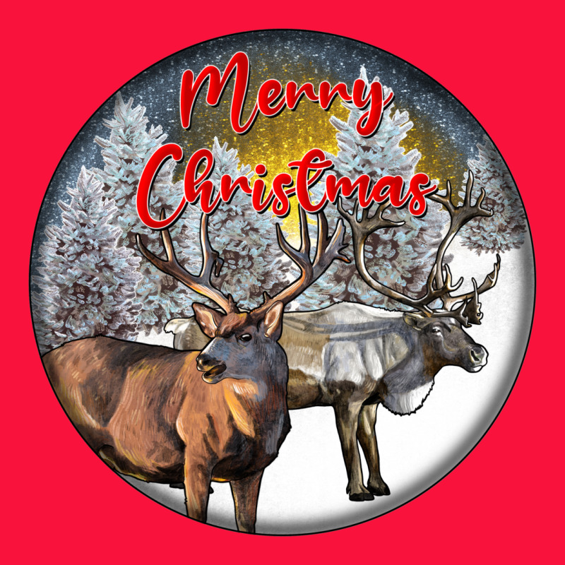 Mule Buck Deer Christmas Classic Tee by LillyAllenDesigns | Teevron