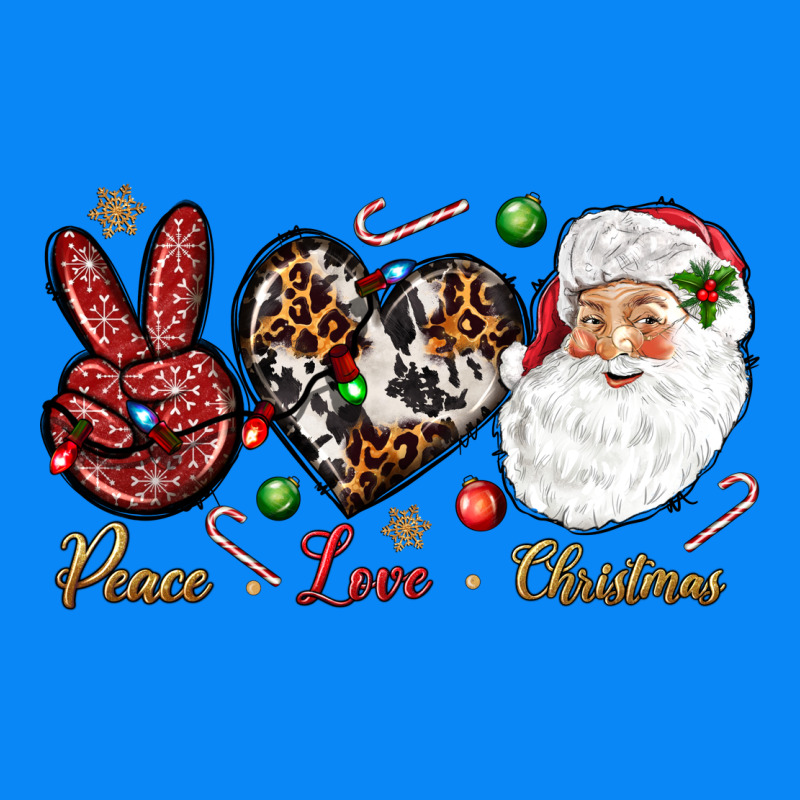 Peace Love Christmas Zipper Hoodie by NancyCooperArtShop | Teevron