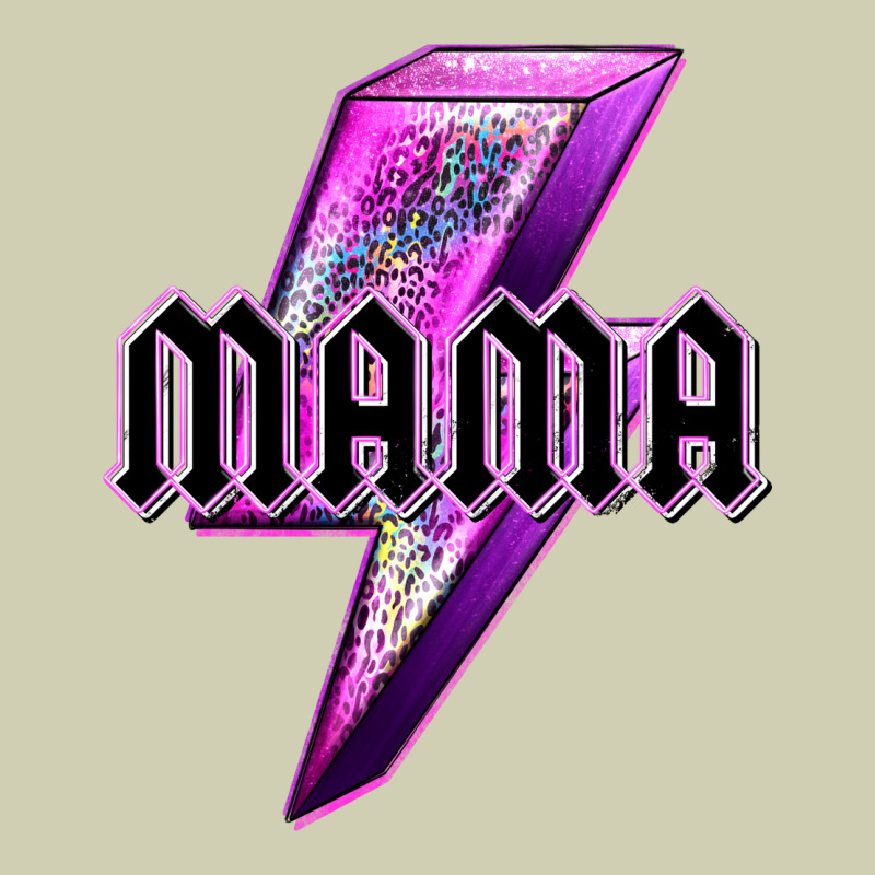Mama Neon Leopard Lightning Bolt Heavy Core Tee by texasbilliewilder | Teevron