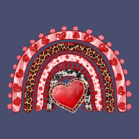 Valentine's Day Rainbow With Heart Vintage Tee | Teevron