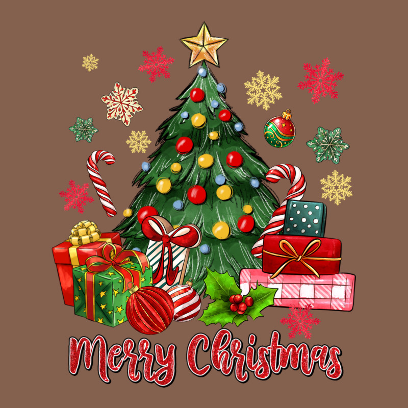 Merry Christmas Tree With Gift Box Zipper Hoodie by MaliasSmallBusiness | Teevron