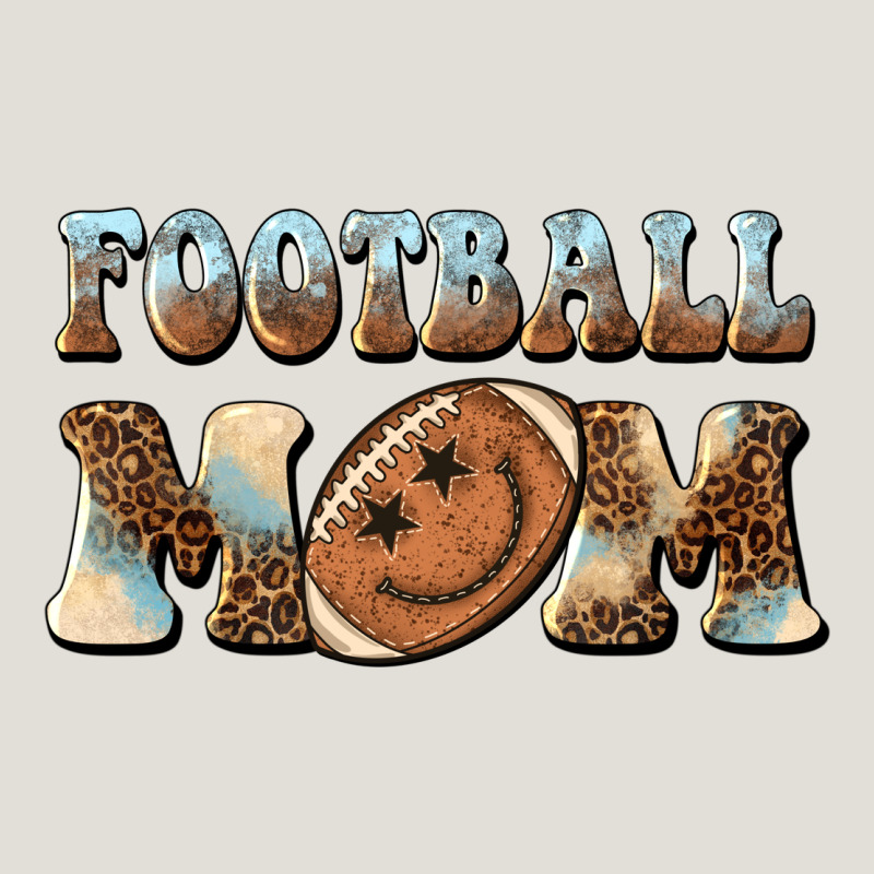 Football Mom Football Smiley Face Heavy Core Tee by BarkalooDesign | Teevron