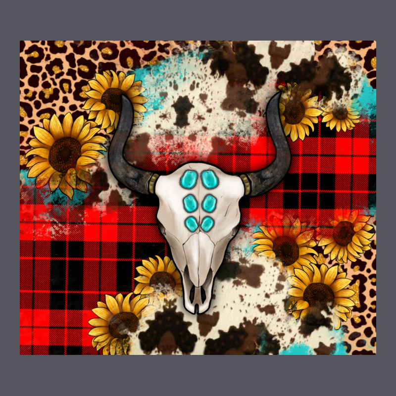 Bullskull Sunflower Vintage Hoodie by JahusDesignShop | Teevron