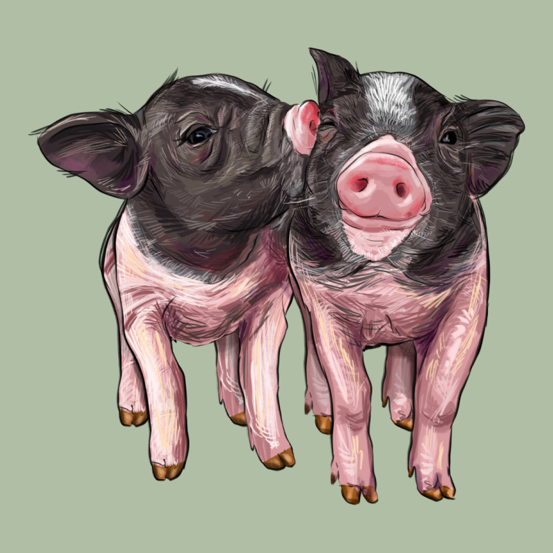 Cute Baby Pigs Urban Heavy Tee by Artiststas | Teevron