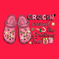 Pink Christmas Crocin' Around The Christmas Tree Zipper Hoodie | Teevron