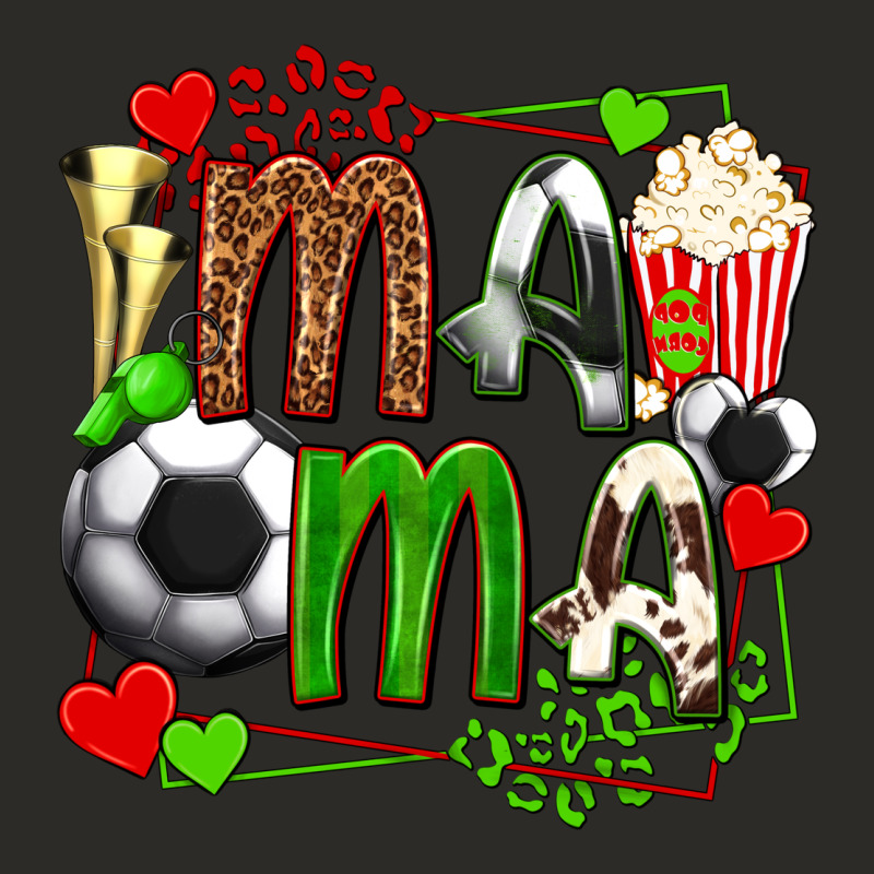 Mama Soccer With Popcorn Heavy Core Tee by texasbilliewilder | Teevron