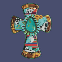 Cross With Leopard Sunflower Gemstone Serape Cowhide Vintage Tee | Teevron