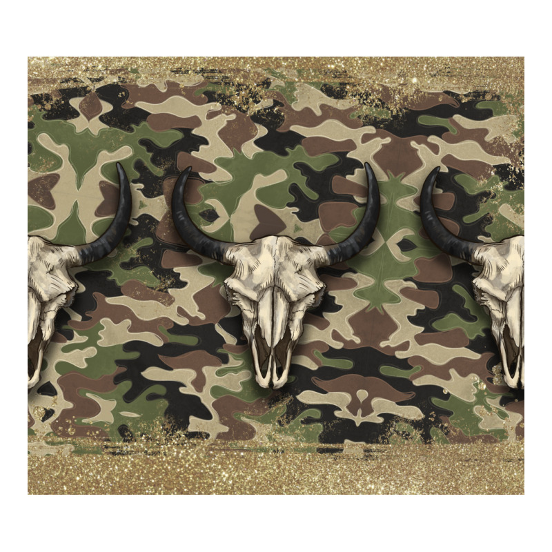 Camouflage Bull Skull Classic Tee by Jasminsmagicworld | Teevron