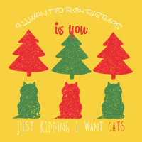 All Want For Christmas Is You Just Kidding I Want Cats Premium Sweatshirt | Teevron