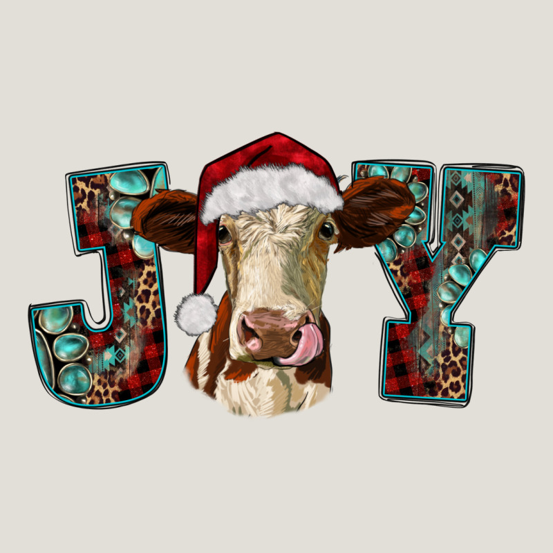 Christmas Joy With Heifer Cow Heavy Core Tee by RanaPortraitStore | Teevron