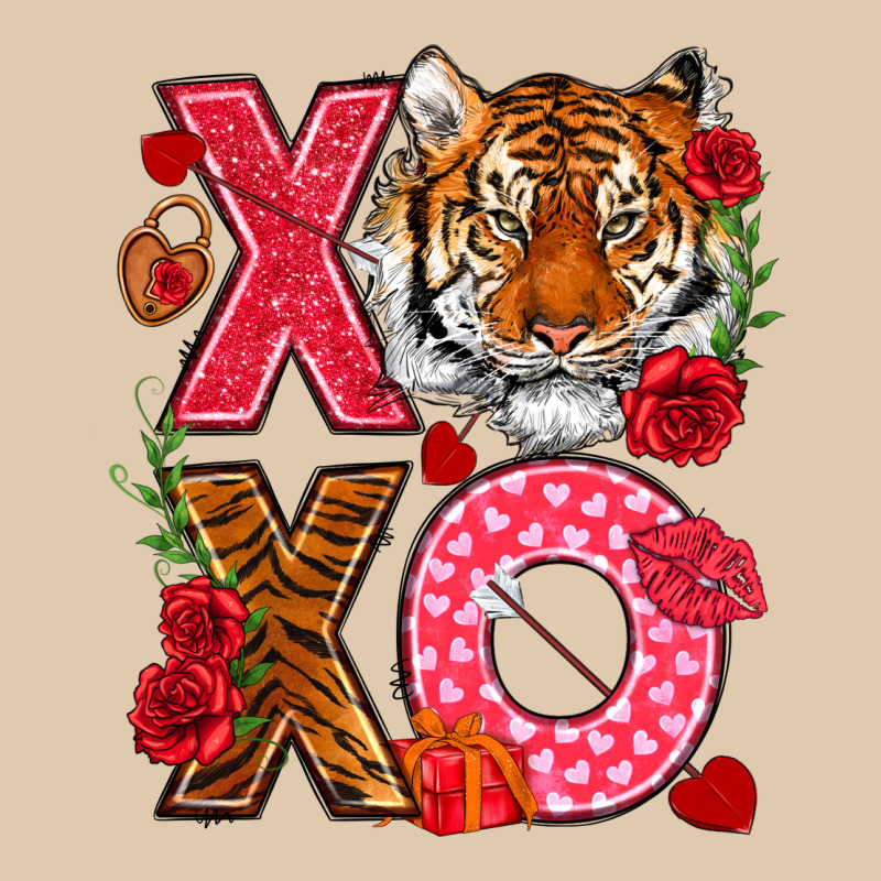 Xoxo With Tiger Heavyweight Sweatshirt by NancyCooperArtShop | Teevron