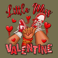 Little Miss Valentine Afro Kid Sneakers Vintage Hoodie | Teevron