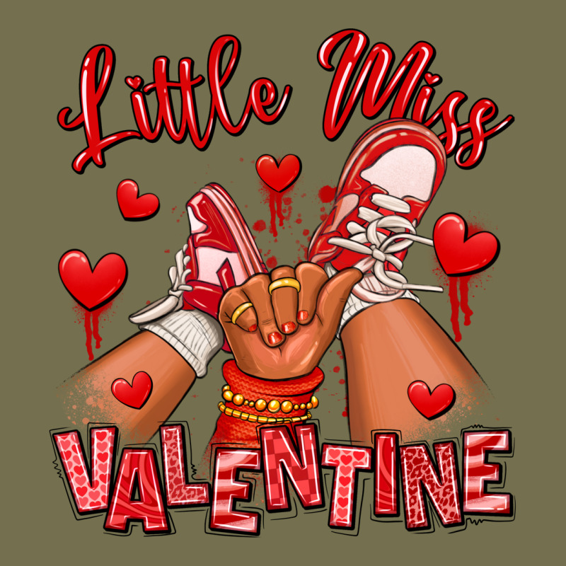 Little Miss Valentine Afro Kid Sneakers Vintage Hoodie by RanaPortraitStore | Teevron