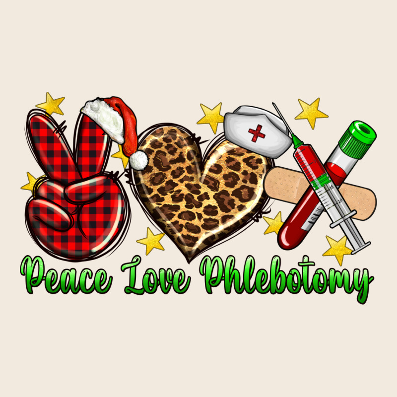 Peace Love Phlebotomy Christmas Zipper Hoodie by NancyCooperArtShop | Teevron