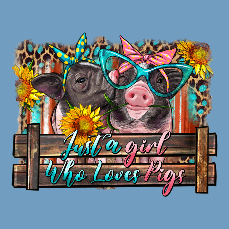 Just A Girl Who Loves Pigs Urban Heavy Tee by Artiststas | Teevron