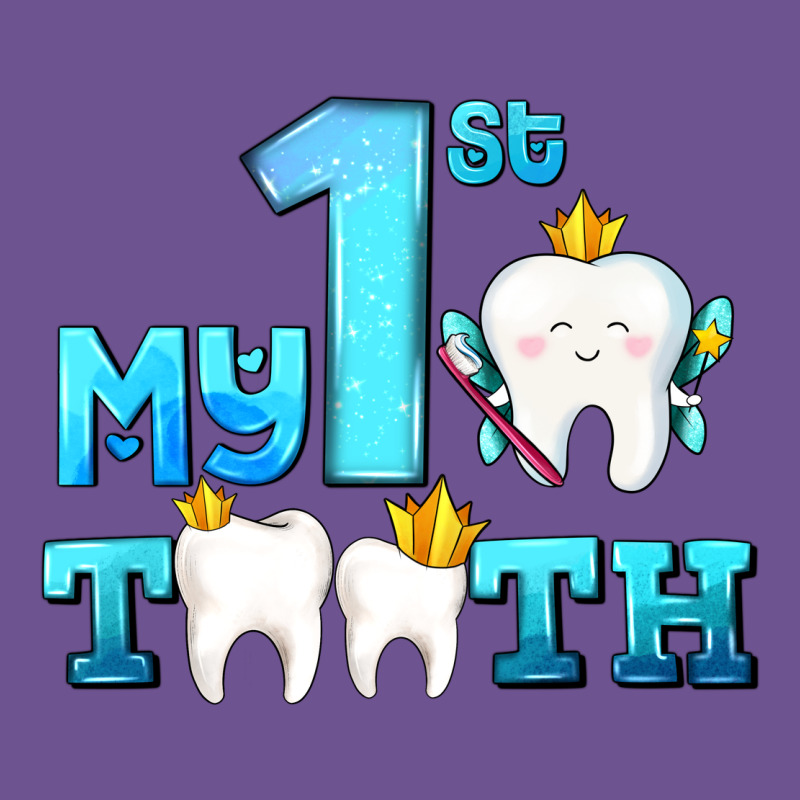 My First Tooth With Teeth Vintage Tee by AdoDesignShop | Teevron