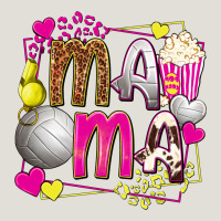 Mama Volleyball With Popcorn Heavy Core Tee | Teevron