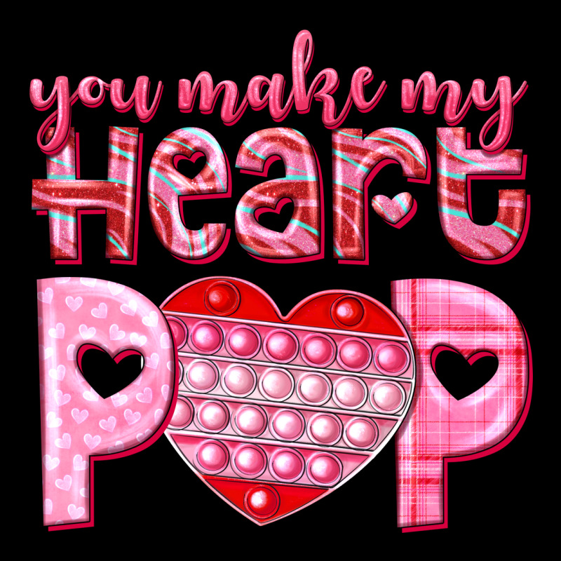 You Make My Heart Pop Heavyweight Sweatshirt by NancyCooperArtShop | Teevron