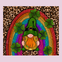 St Patricks Day Gnomes Shamrock Rainwow Ladies Tee | Teevron