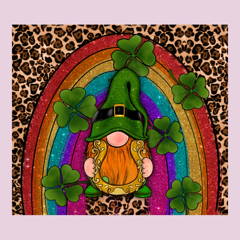 St Patricks Day Gnomes Shamrock Rainwow Ladies Tee by RanaPortraitStore | Teevron