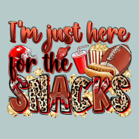 I'm Just Here For The Snacks American Football Heavy Core Tee | Teevron