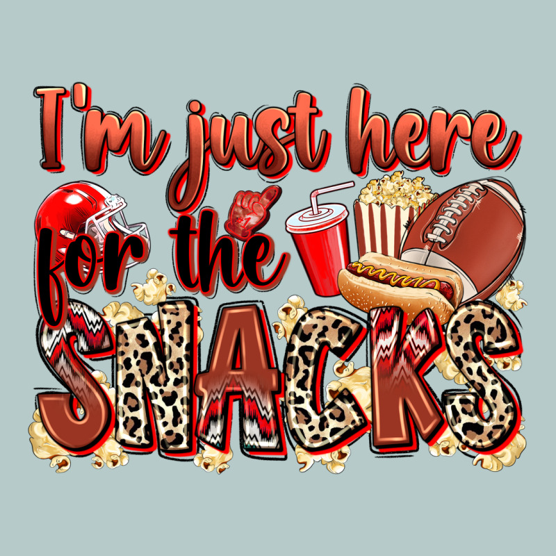 I'm Just Here For The Snacks American Football Heavy Core Tee by Zillion Design Studio | Teevron