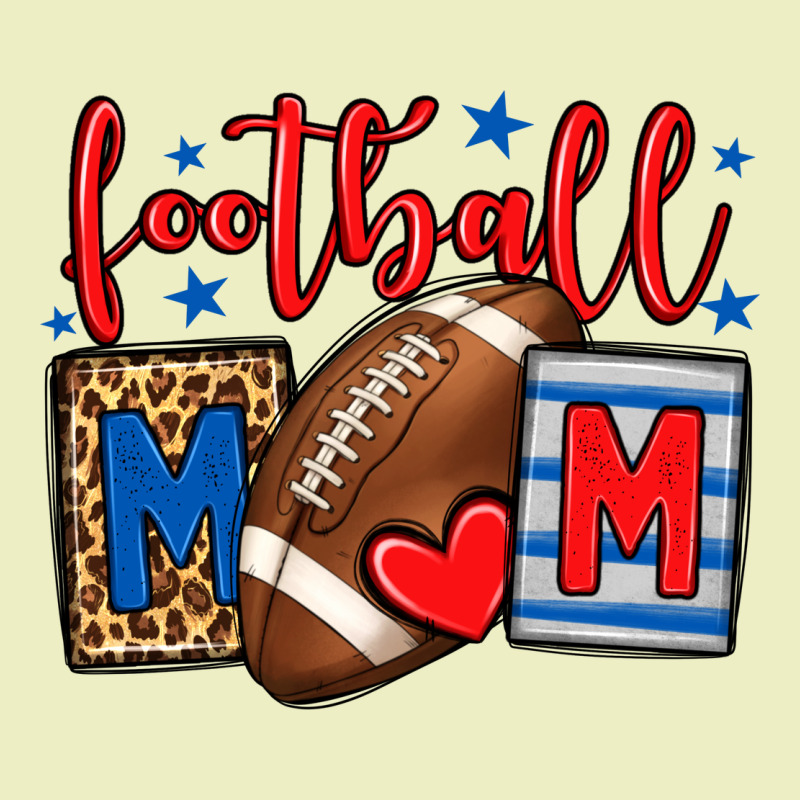 Football Mom Red And Blue Team Color Mother's Day Urban Hoodie by HowdyJamesFarm | Teevron
