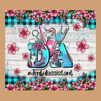 Da Dental Assistant Dentist Element With Flowers Vintage Tee | Teevron