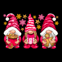 Pink Christmas Gnomes Zipper Hoodie | Teevron
