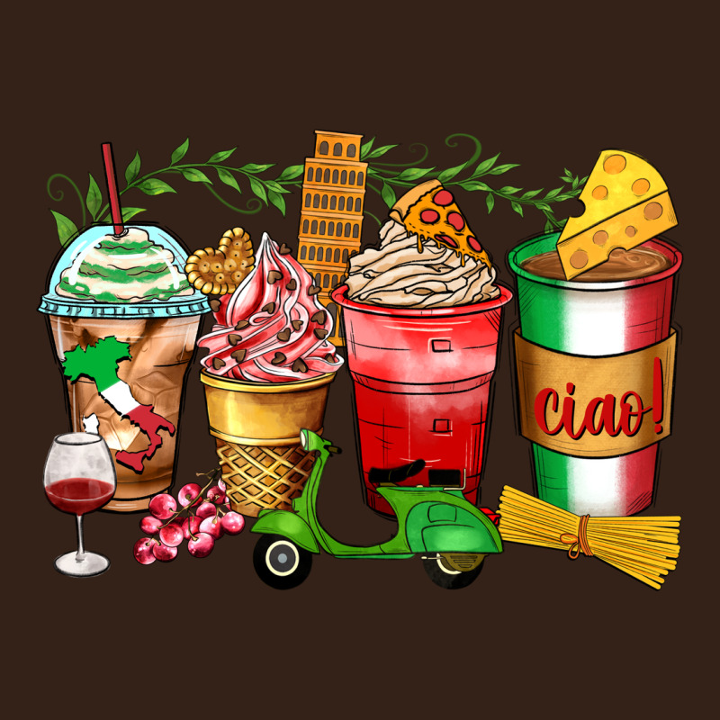 Italy Coffee Cups Heavy Core Tee by Zillion Design Studio | Teevron