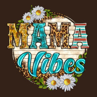 Mama Vibes With Daisies Heavy Core Tee | Teevron