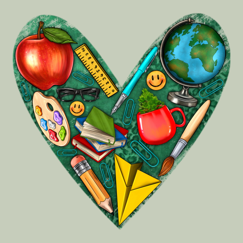 Teacher  Heart Ladies Tee by texasbilliewilder | Teevron