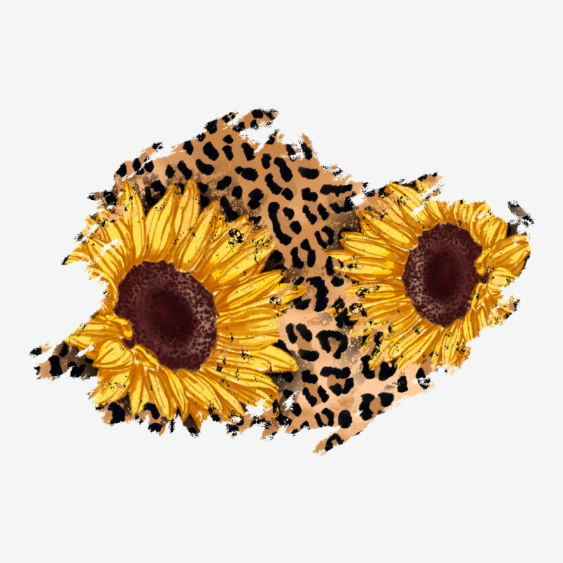 Sunflower Leopard Patch Urban Heavy Tee by AdoDesignShop | Teevron