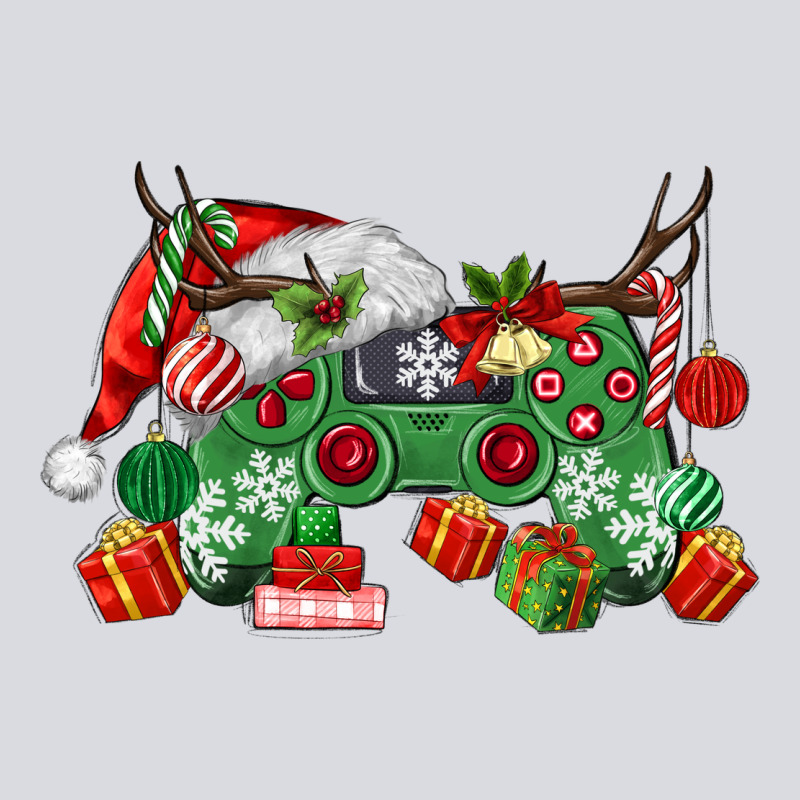 Christmas Game Controller Zipper Hoodie by MaliasSmallBusiness | Teevron