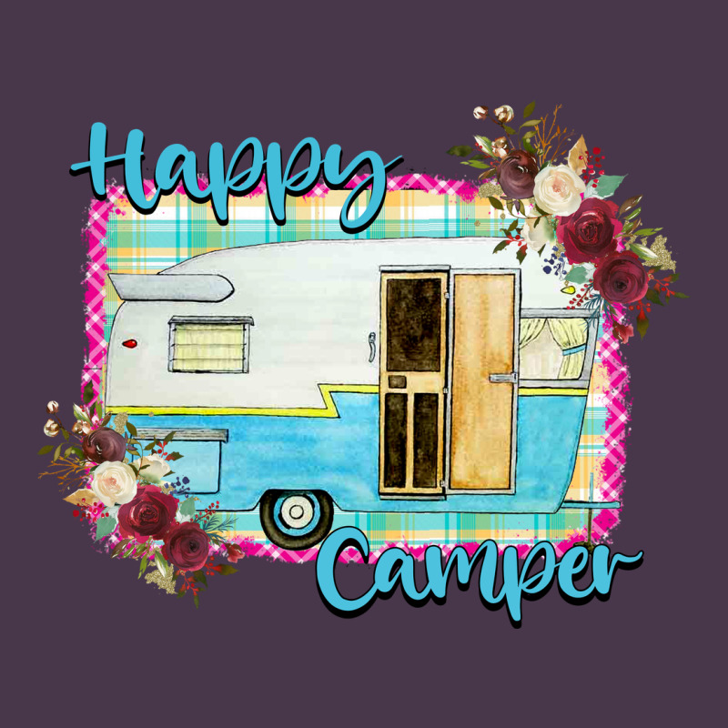 Happy Camper With Flowers Heavyweight Hoodie by Bettercallsaul | Teevron
