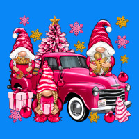 Pink Christmas Gnomes Truck Zipper Hoodie | Teevron