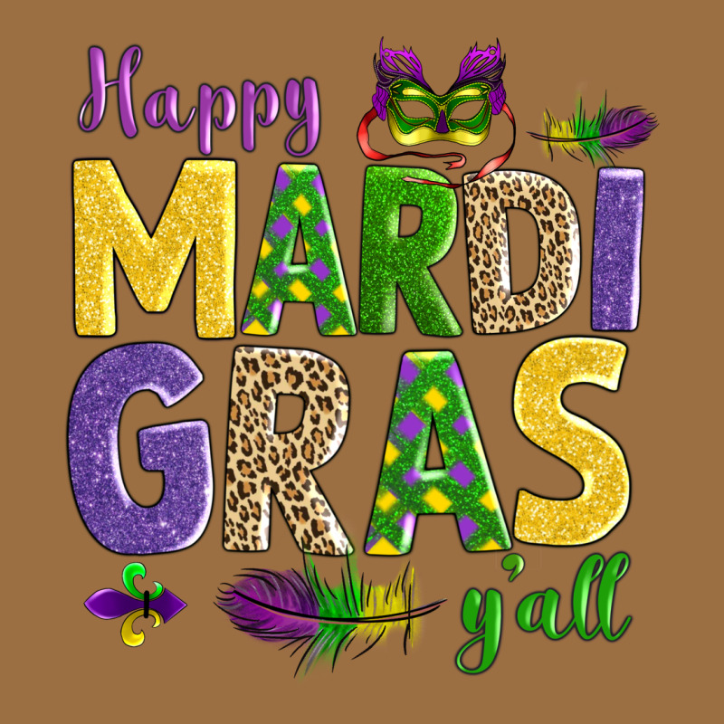 Happy Mardi Gras Y'all Vintage Tee by AdoDesignShop | Teevron