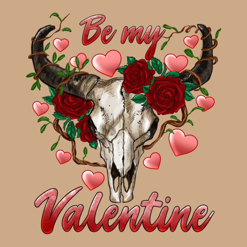 Be My Valentine Bull Skull Vintage Hoodie by RanaPortraitStore | Teevron