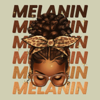 Melanin Afro Messy Bun Heavy Core Tee | Teevron