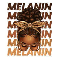 melanin afro messy bun | Teevron