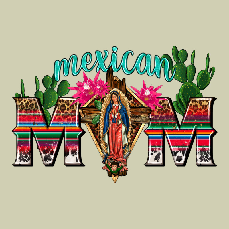 Mexican Mom With Cactus Heavy Core Tee by texasbilliewilder | Teevron